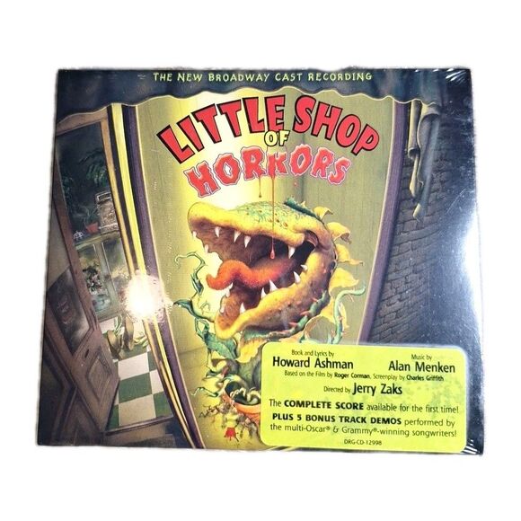 Little Shop of Horrors - The New Broadway Cast Recording (CD, 2003) Digipak NEW - Picture 1 of 2